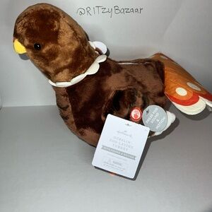NEW Hallmark Thanksgiving Gobblin' Egg Laying Turkey Plush Sound and Motion 2024